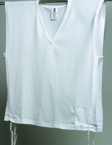 Tallit katan undershirt with tzitzit