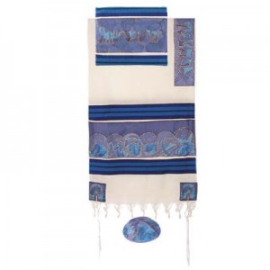 Twelve Tribes Tallit in Blue