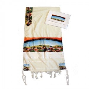 Jerusalem design from Gabrieli's new tallit collection