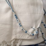 Breslev tzitzis with techelet