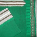 Gray and Green Tallit