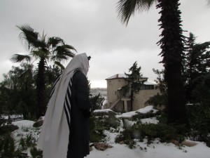 snow in Jerusalem