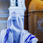 Blue-silver traditional tallit